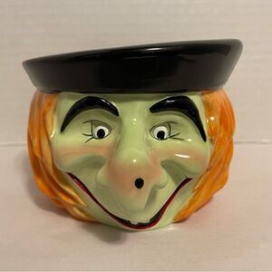 Vintage Department 56 Ceramic Witch Candle Holder NOS NWT’s
